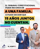El Tribunal Constitucional puede reconocer a una familia, o puede decidir que 15 años juntos no cuentan.
